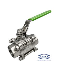 Van bi tay gạt nối hàn Butt Weld 316 arita ARV-100BW-3PC